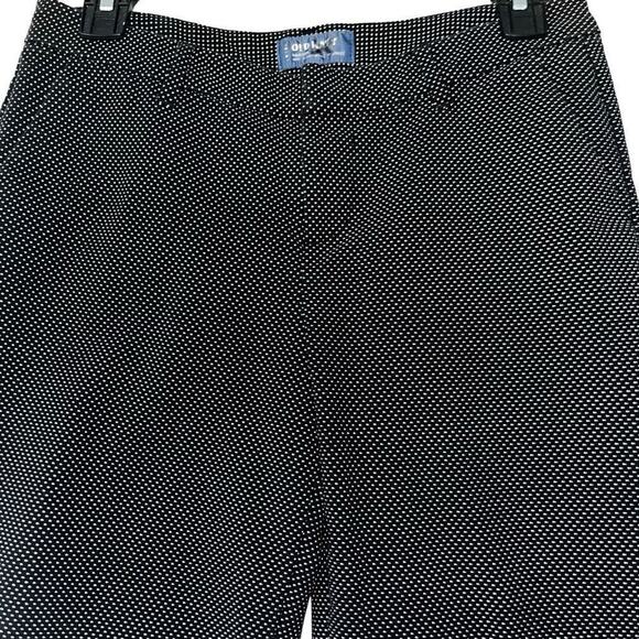 Old Navy black white polka dot Harper mid-rise pants 2 - Picture 4 of 6